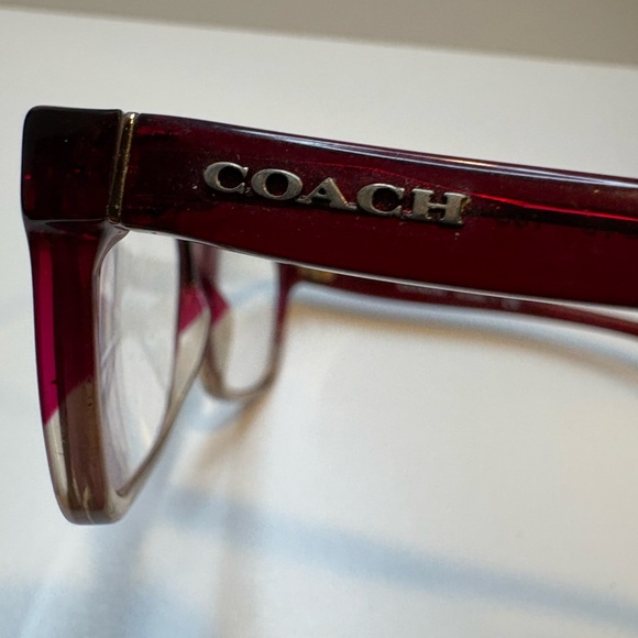 Coach Eyeglasses Frames HC6089 / 5484 (Red Sand Gradient) 51•16•135 - Picture 6 of 11